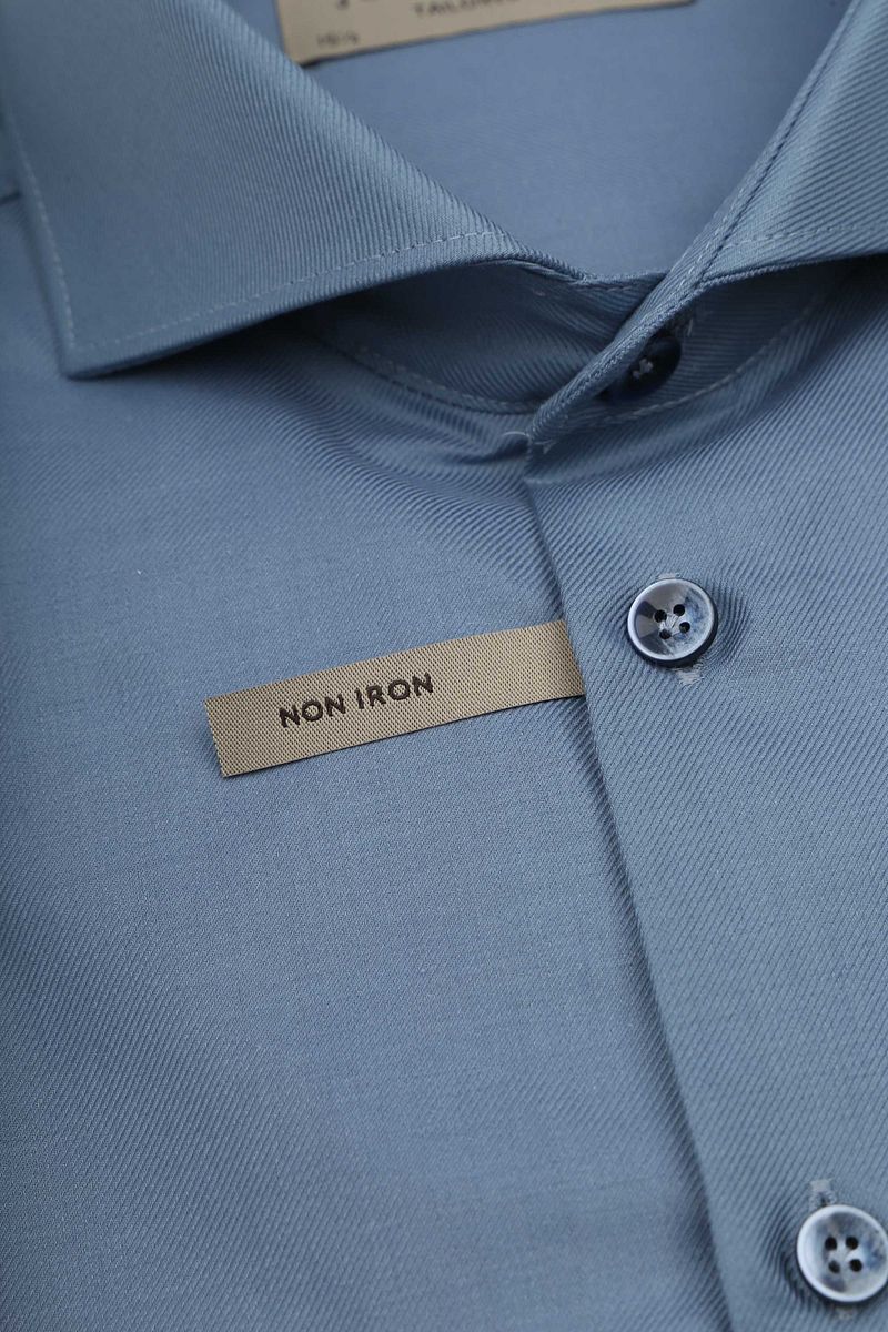 John Miller Hemd Twill Indigo  - Größe 38 günstig online kaufen