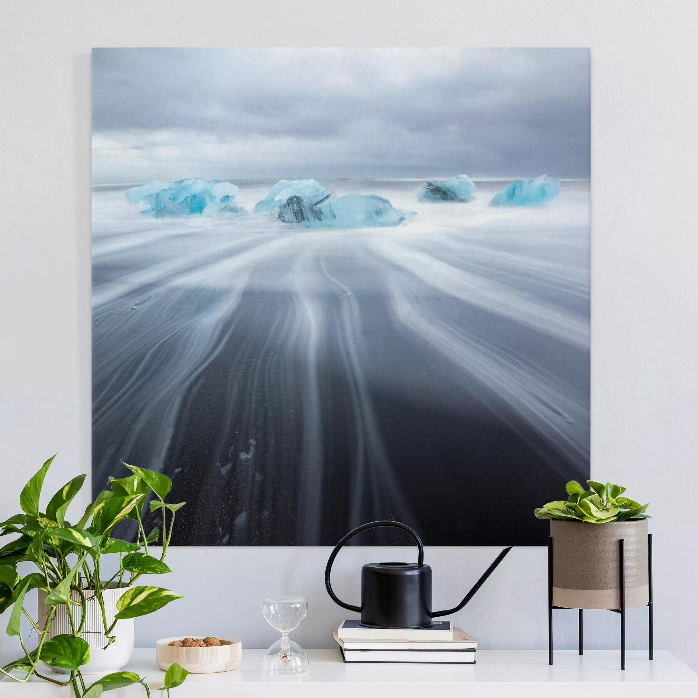 Leinwandbild Eislandschaft günstig online kaufen