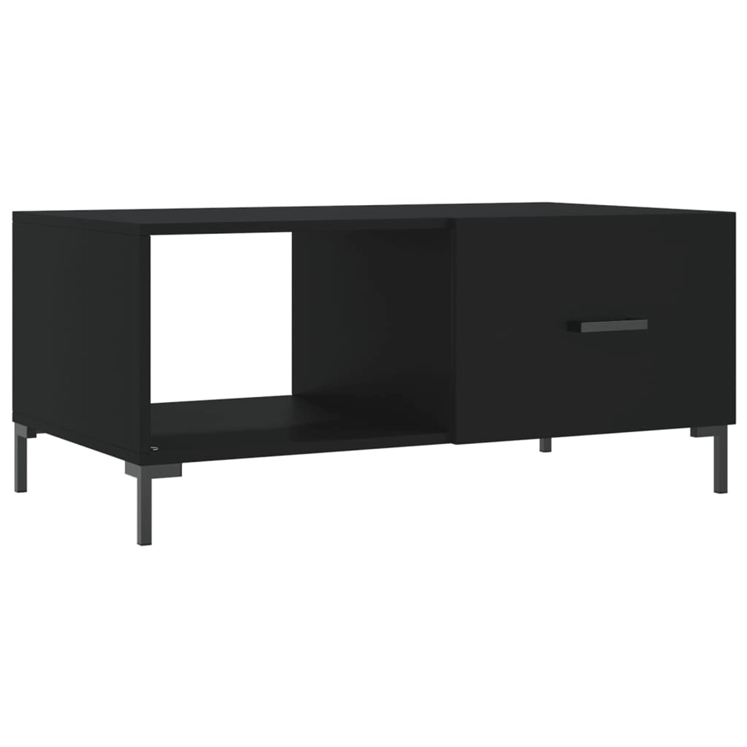 vidaXL Couchtisch Schwarz 90x50x40 cm Holzwerkstoff Modell 10 günstig online kaufen