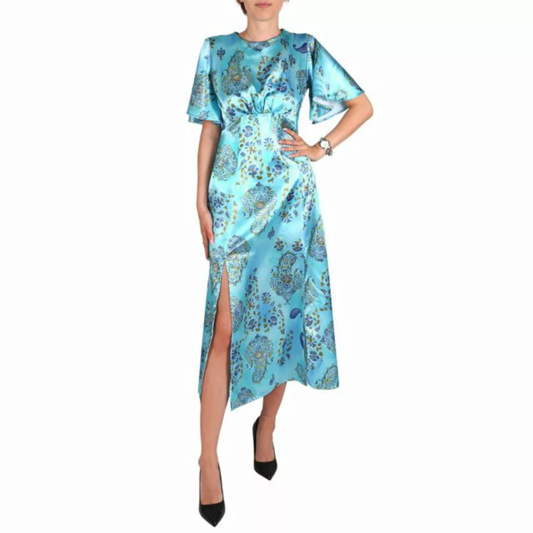 Sarcia.eu Maxikleid Hellblaues Maxikleid mit Blumenmuster John Zack S günstig online kaufen