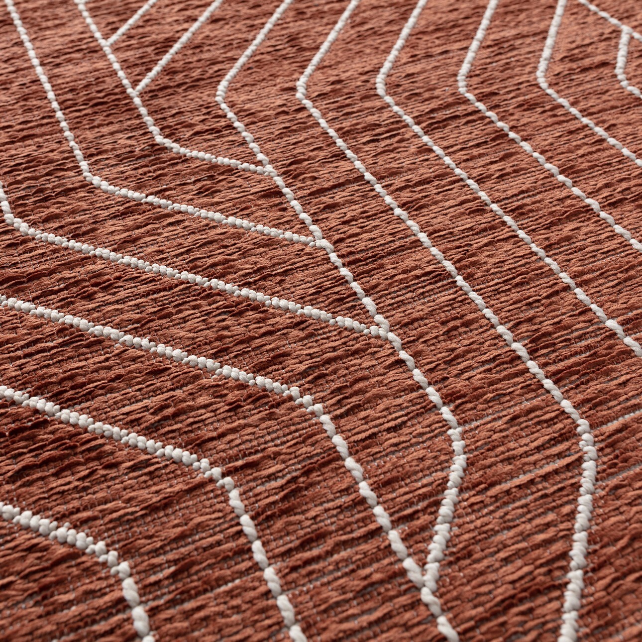 Teppich Velvet wool/rust 120x170cm, 120 x 180 cm günstig online kaufen