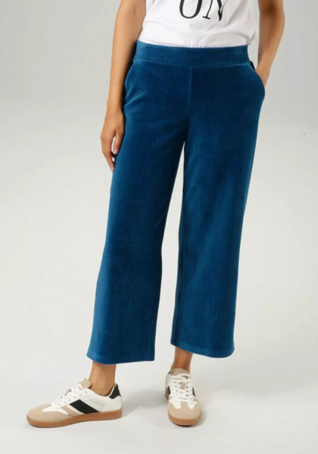 Aniston CASUAL Cordhose, in trendiger Culotte-Form günstig online kaufen