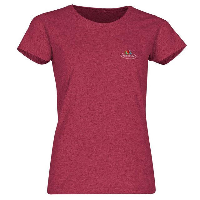 Fruit of the Loom Rundhalsshirt Damen T-Shirt mit Vintage-Logo günstig online kaufen