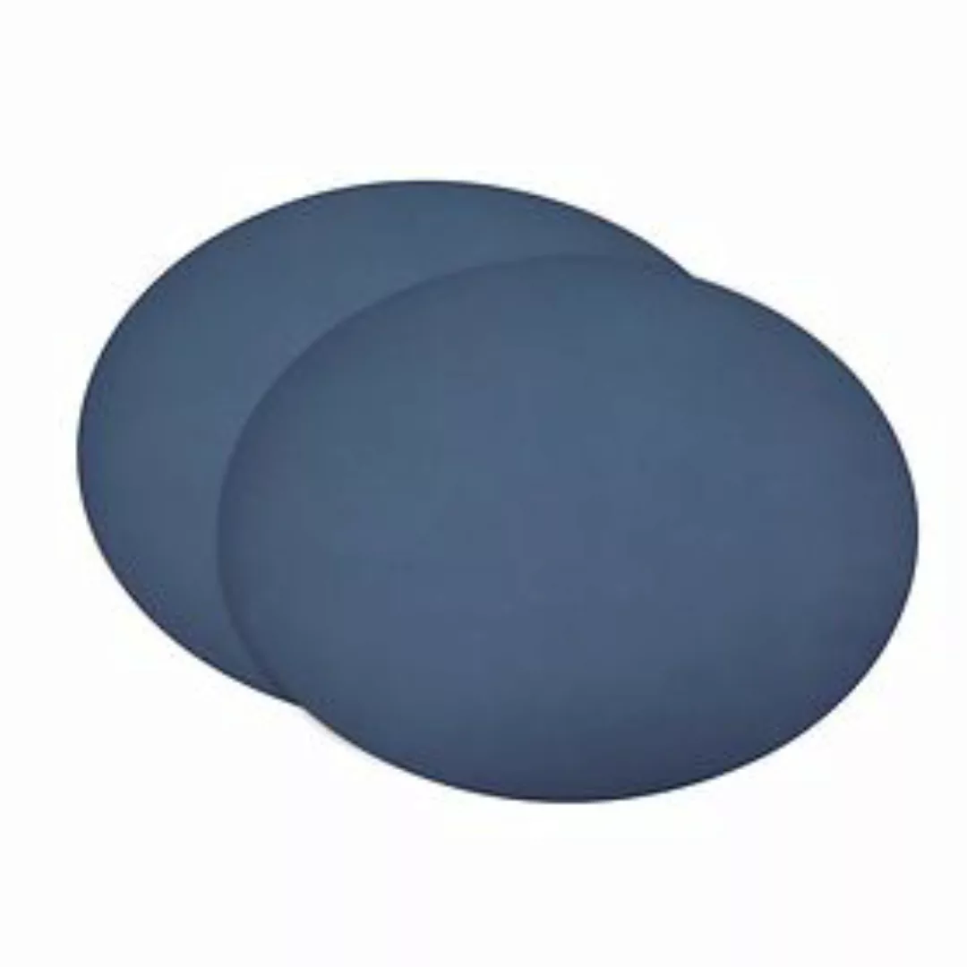 Platzset 2er-Set 'tableMAT' oval dunkelblau günstig online kaufen