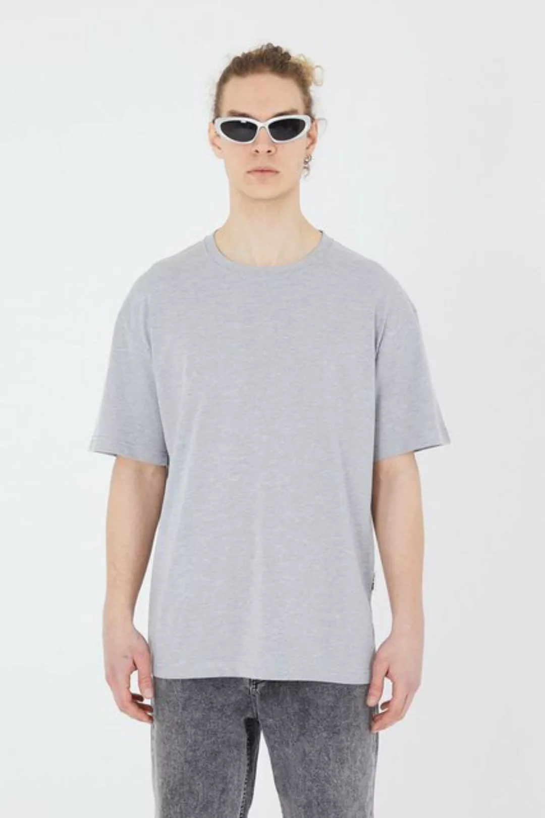 COFI Casuals T-Shirt Oversize T-Shirt - Heavy Weight Basic Shirt günstig online kaufen