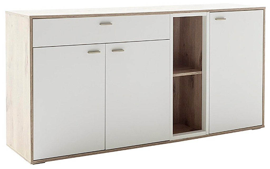 MCA furniture Sideboard "SANTERNO", mit 3 Türen, 1 Schubkasten, gedämpft, 2 günstig online kaufen