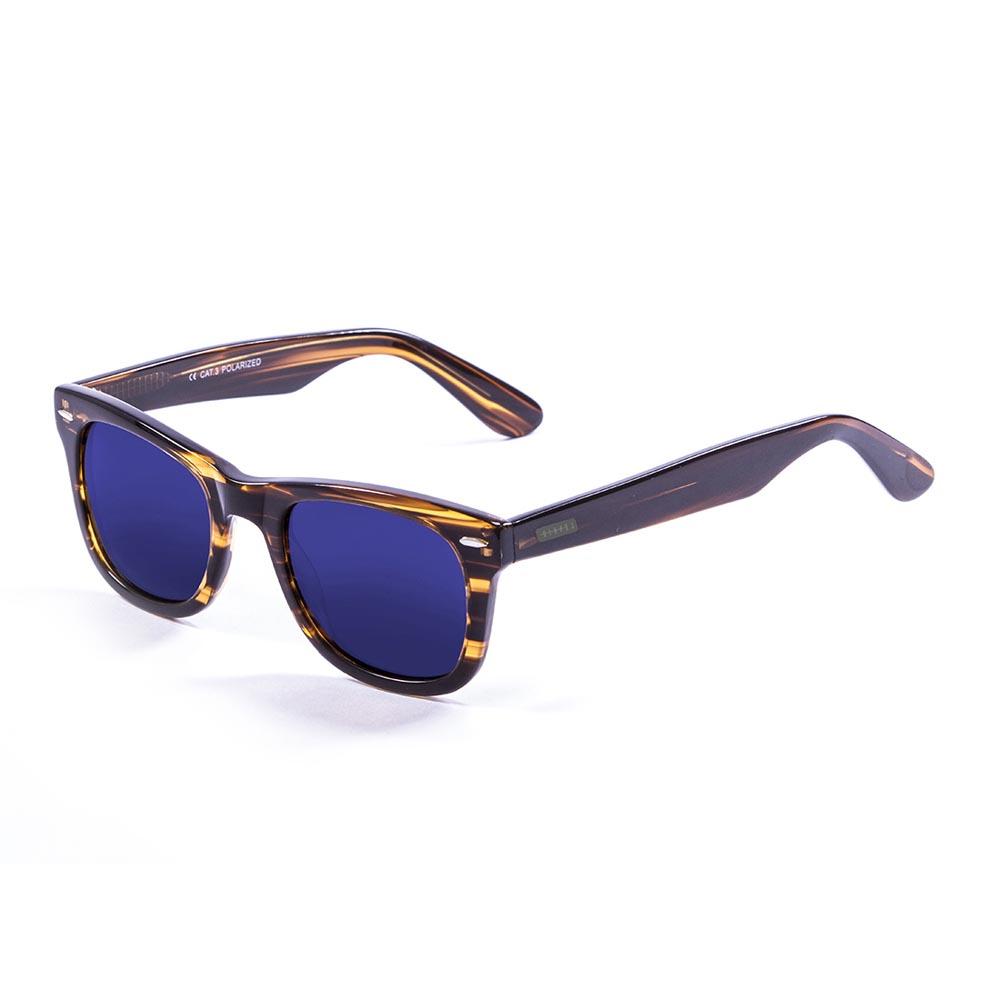Lenoir Eyewear Biarritz Sonnenbrille CAT3 Frame Dark Brown / Revo Blue Lens günstig online kaufen