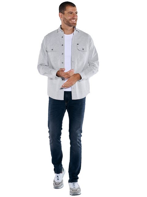 Engbers Langarmhemd Overshirt slim fit günstig online kaufen