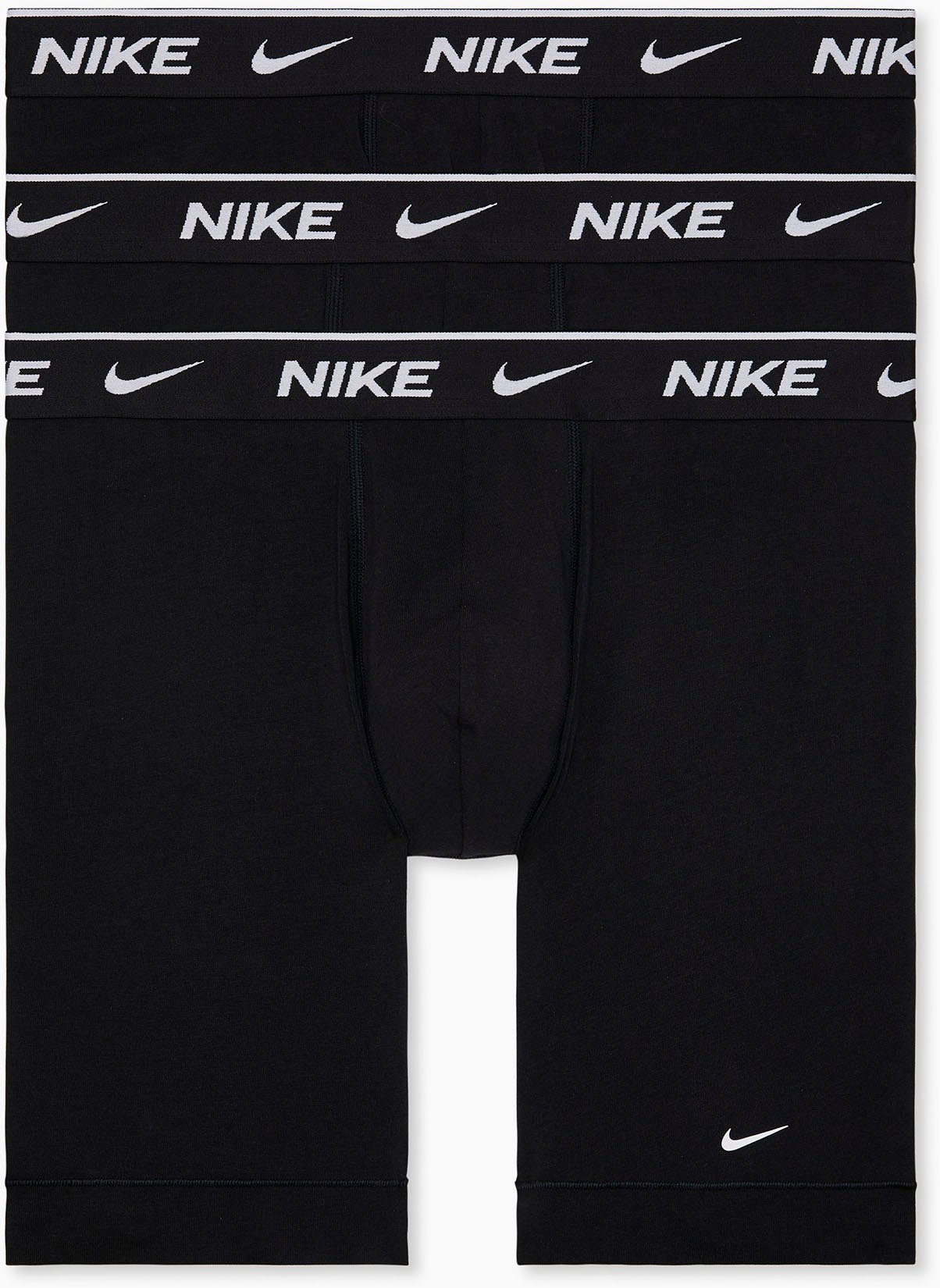 NIKE Underwear Boxer "BOXER BRIEF LONG 3PK", (Packung, 3 St., 3er), mit Log günstig online kaufen