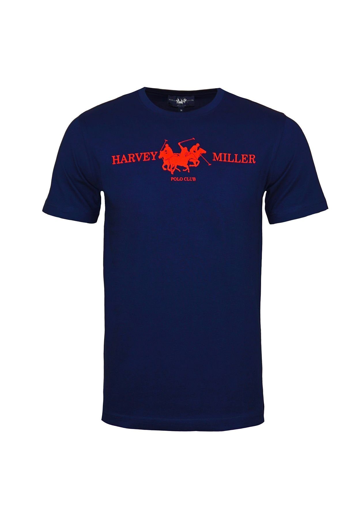 Harvey Miller T-Shirt T-Shirt Kurzarmshirt Polo-Club günstig online kaufen