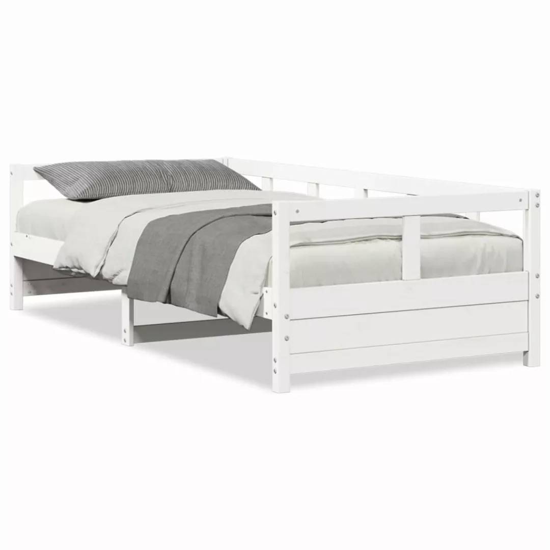 vidaXL Bett Tagesbett ohne Matratze Weiß günstig online kaufen