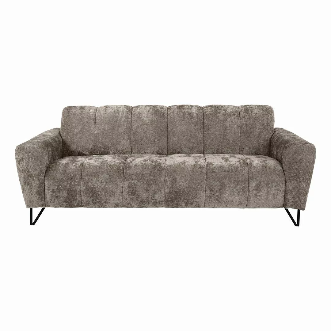 Beautysofa Sofa mit Metallbeine in schwarzer günstig online kaufen
