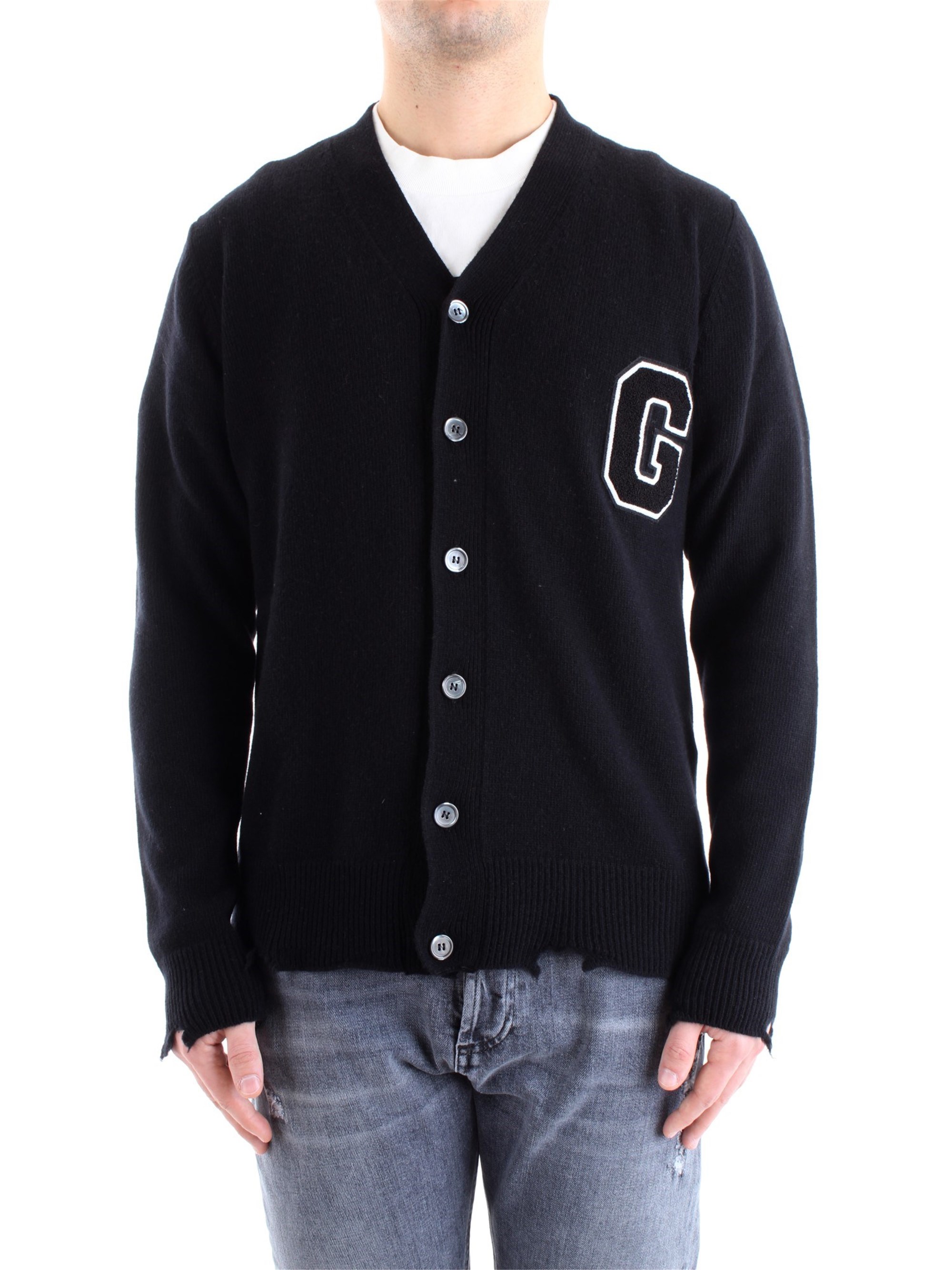 GRIFONI Cardigan Herren schwarz günstig online kaufen