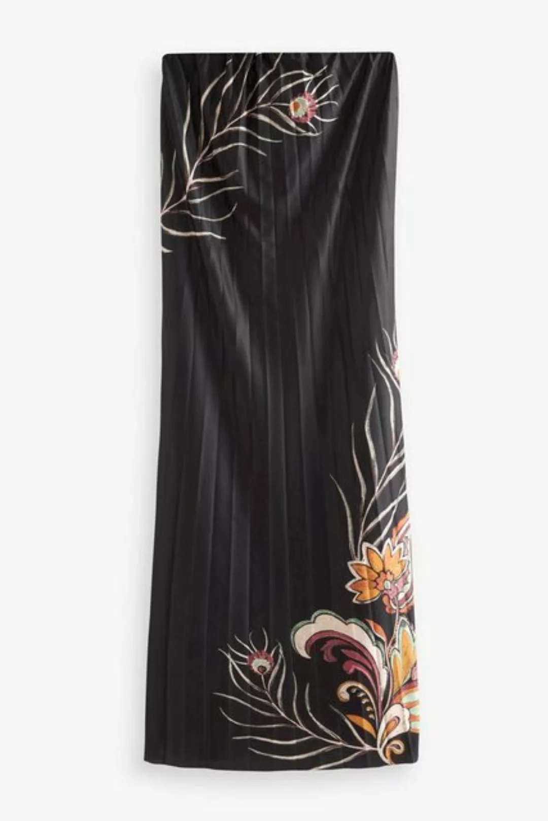 Next Maxikleid Plissiertes Maxi-Schlauchkleid (1-tlg) günstig online kaufen