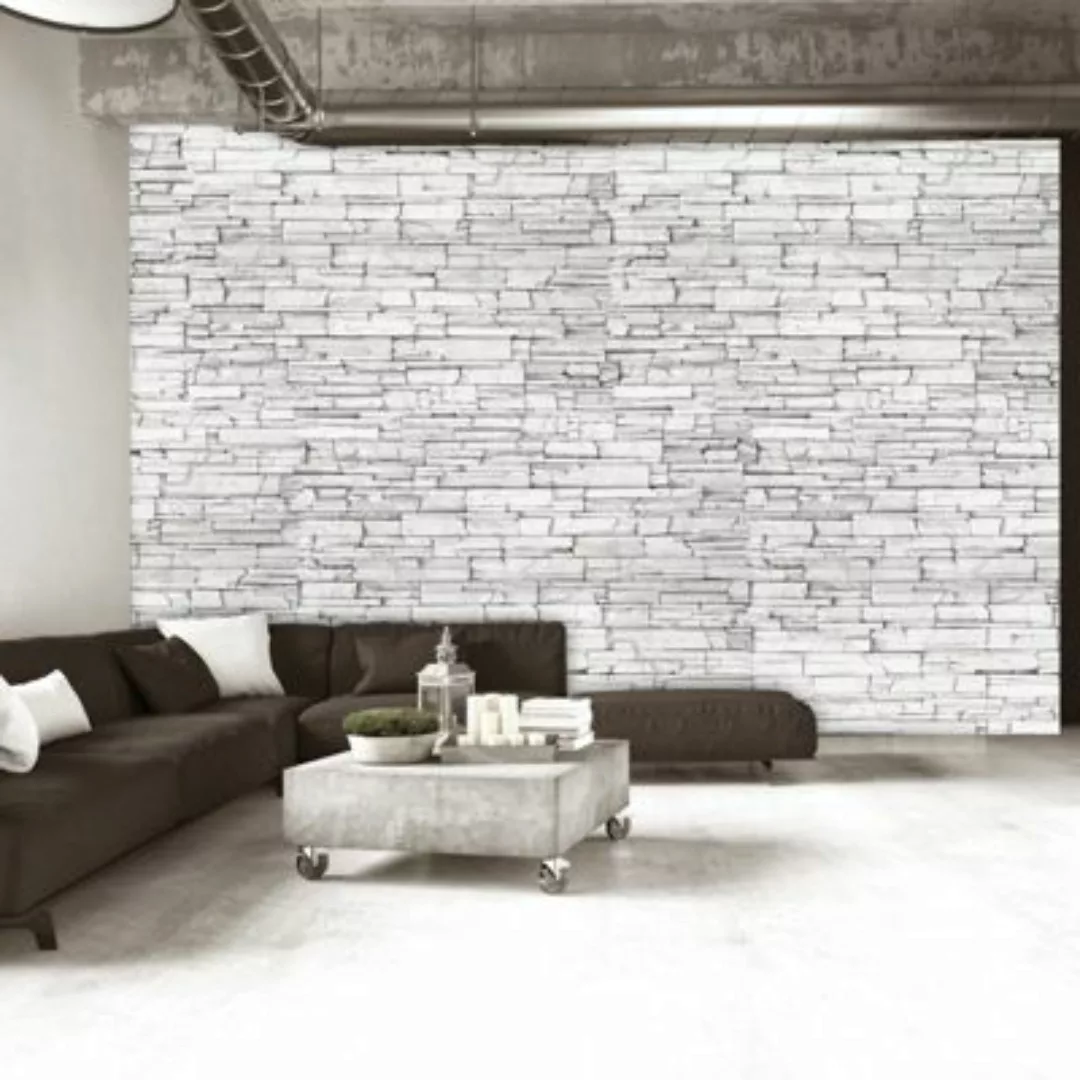 artgeist Fototapete White Brick weiß Gr. 150 x 105 günstig online kaufen