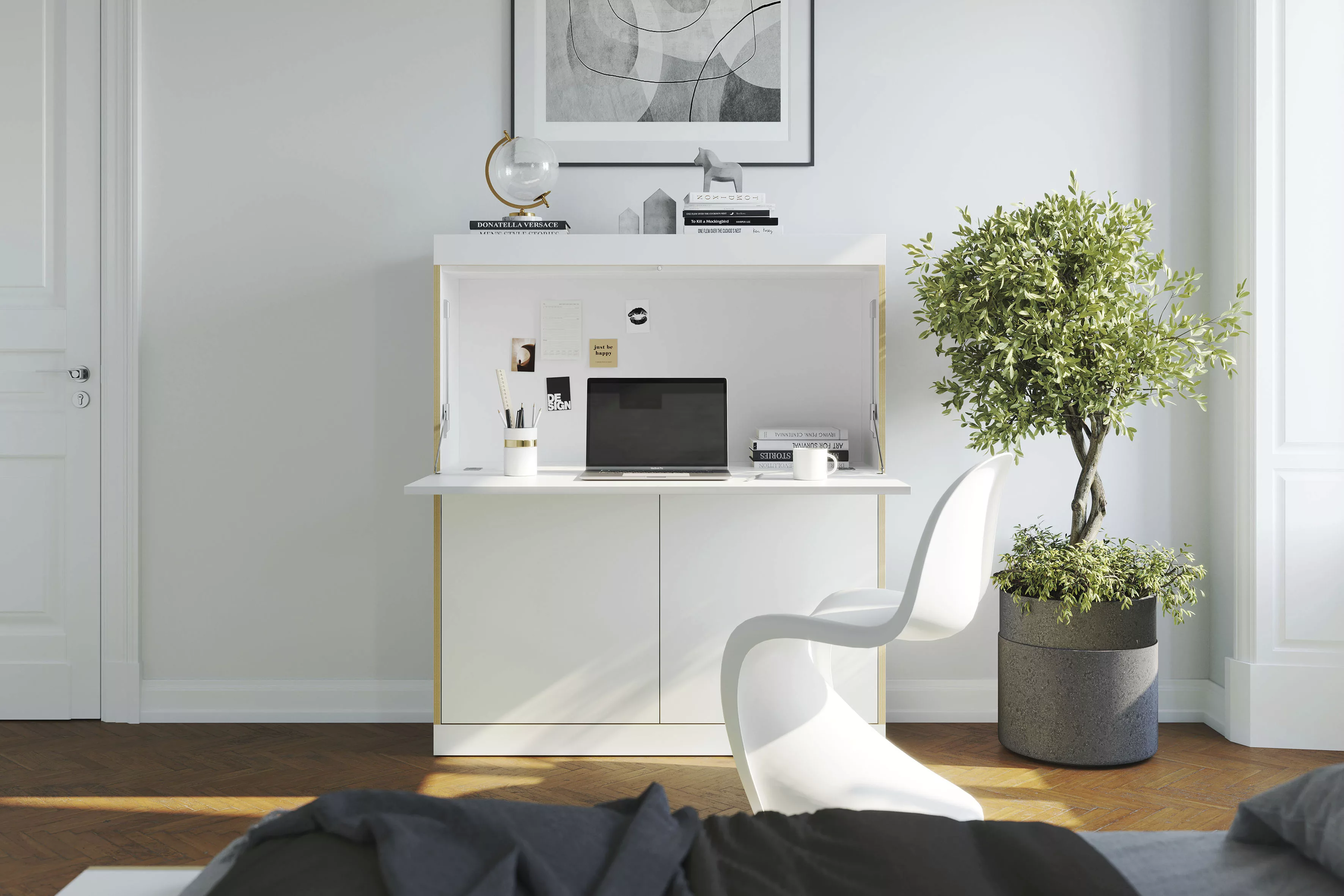 Müller SMALL LIVING Sekretär "FLAI Home-Office kompakt", drei Rückwände: Me günstig online kaufen