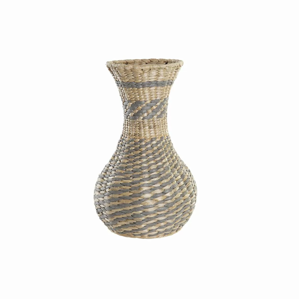 Vase Dkd Home Decor Natürlich Grau Faser (25 X 25 X 41 Cm) günstig online kaufen