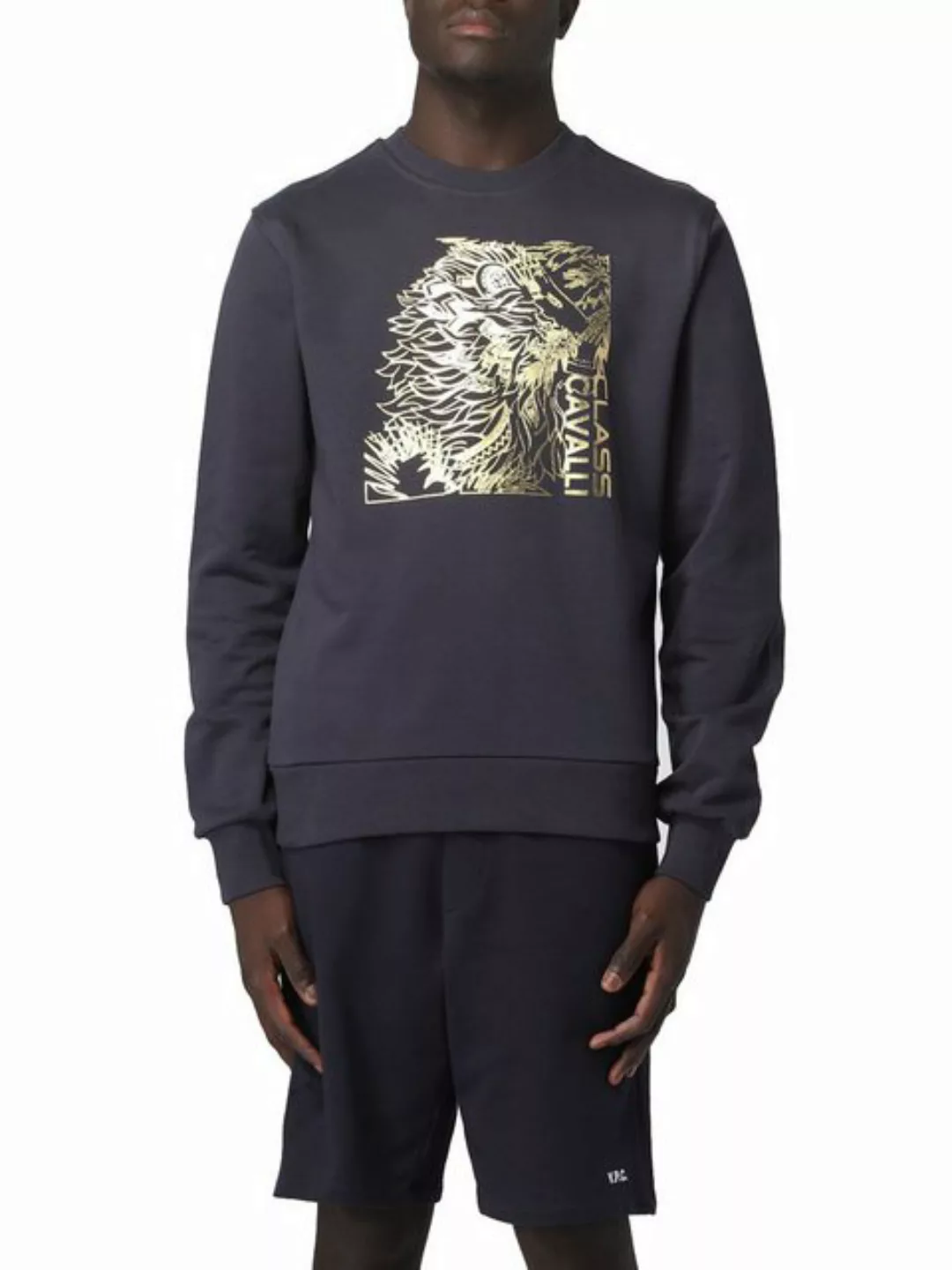 Cavalli Class Sweatshirt Cavalli Class Sweatshirt blau Herren günstig online kaufen