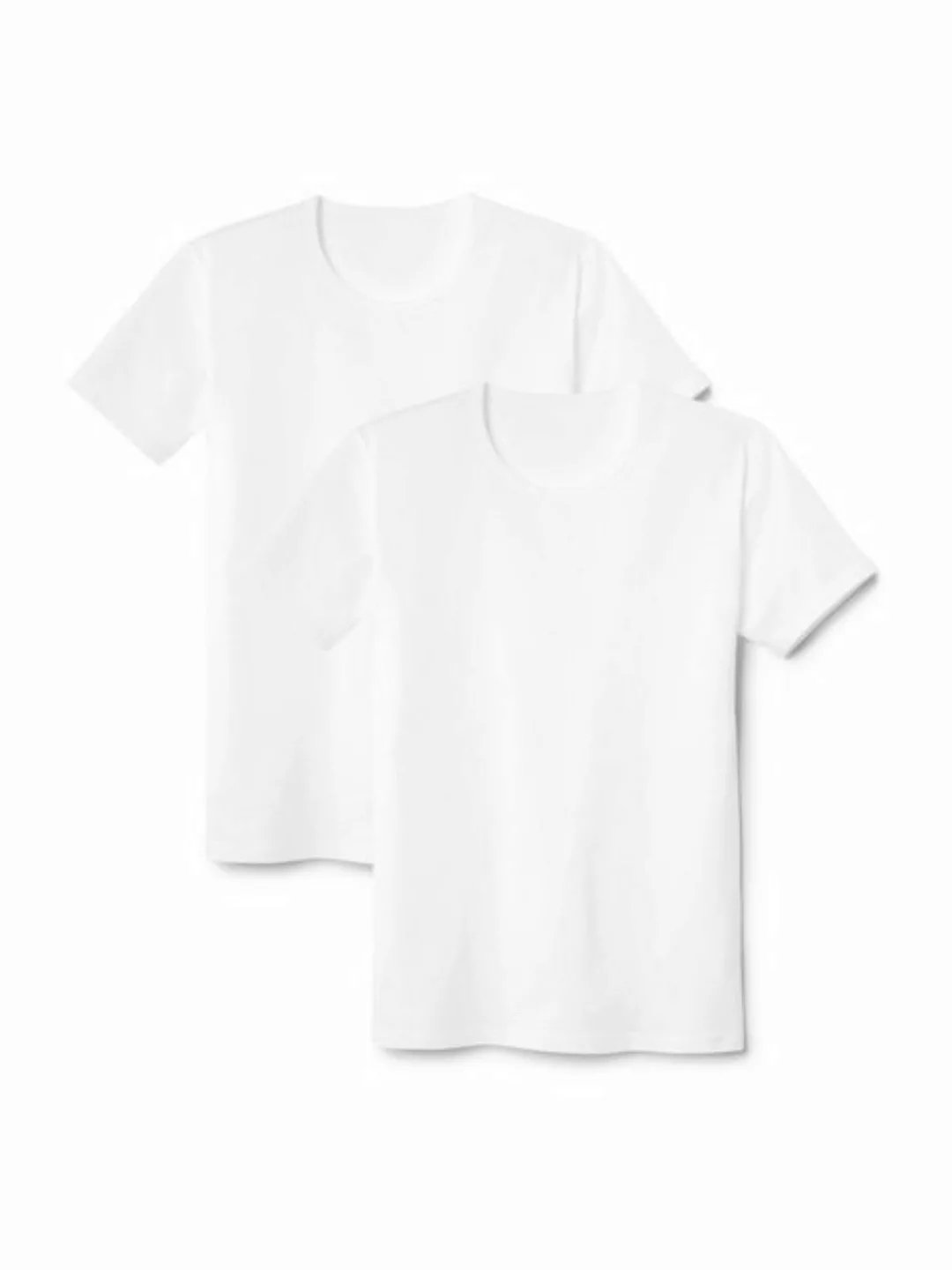 CALIDA T-Shirt Natural Benefit (2er Pack) mit Rundhals-Ausschnitt, perfekte günstig online kaufen