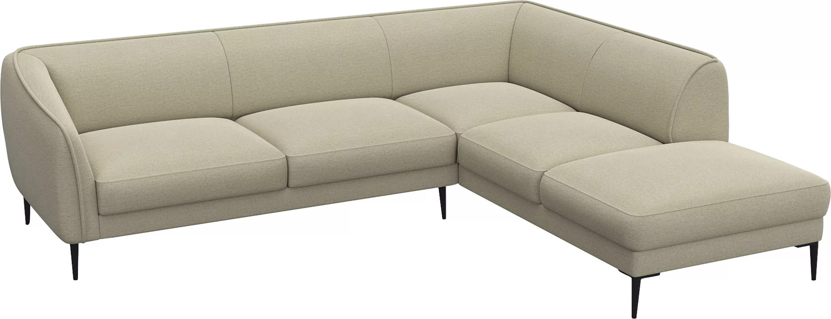 FLEXLUX Ecksofa »Belle Designsofa, L-Form, B/T 268/209 cm«, Skandinavisches günstig online kaufen