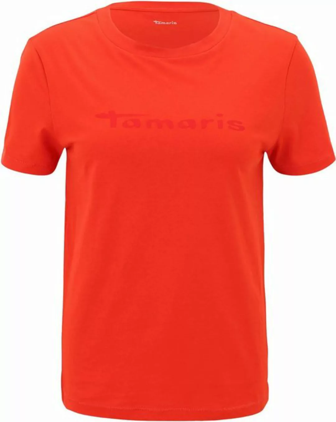 Tamaris T-Shirt mit Rundhalsausschnitt - NEUE KOLLEKTION günstig online kaufen