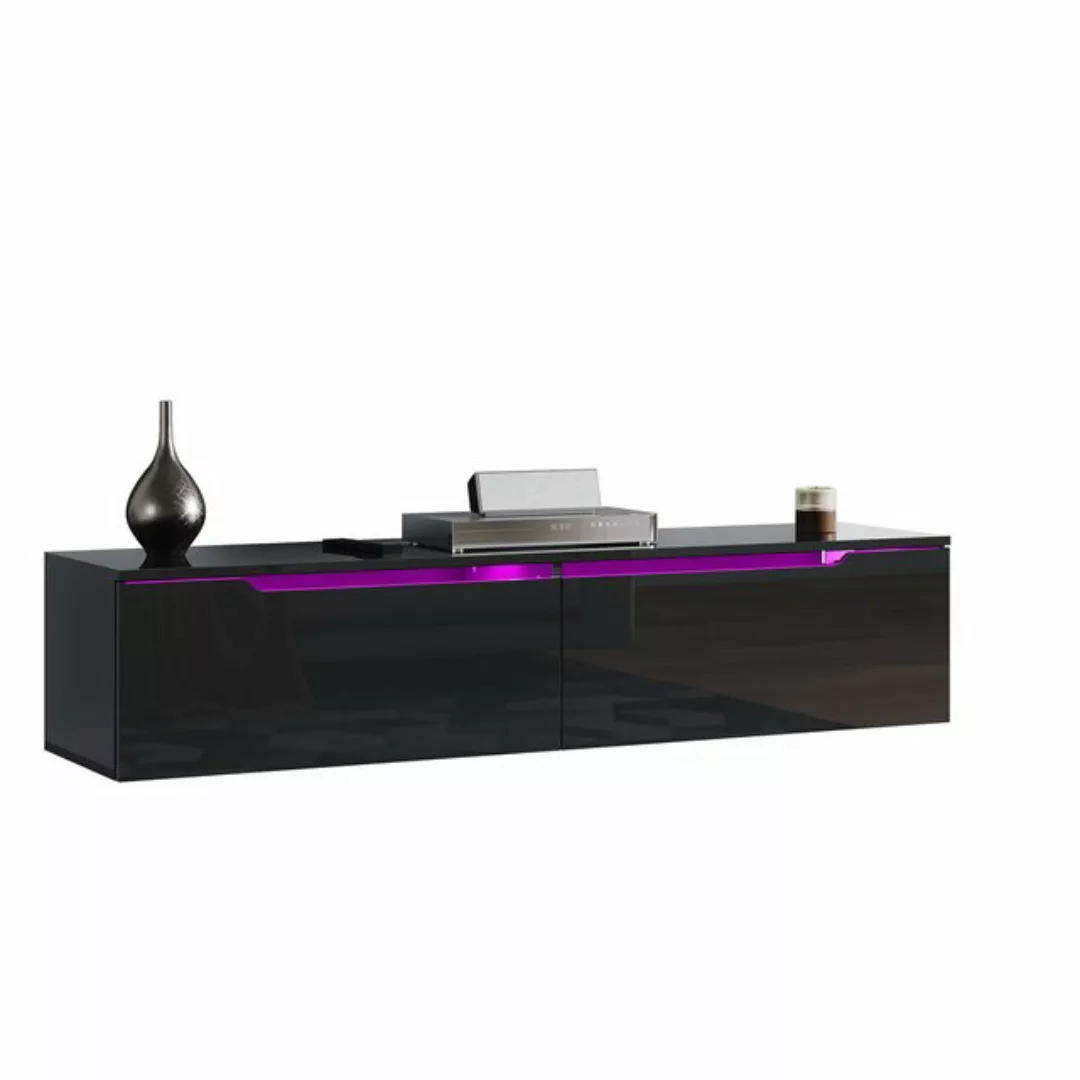 SONNI TV-Schrank SONNI Sideboard TV Lowboard hängend 140x35x30cm TV Board günstig online kaufen