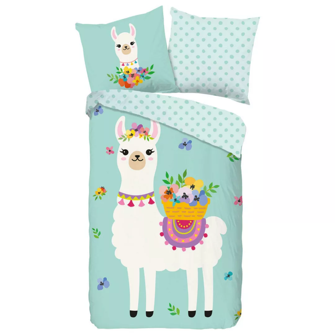 good morning Kinderbettwäsche »Llama«, (2 tlg.) günstig online kaufen