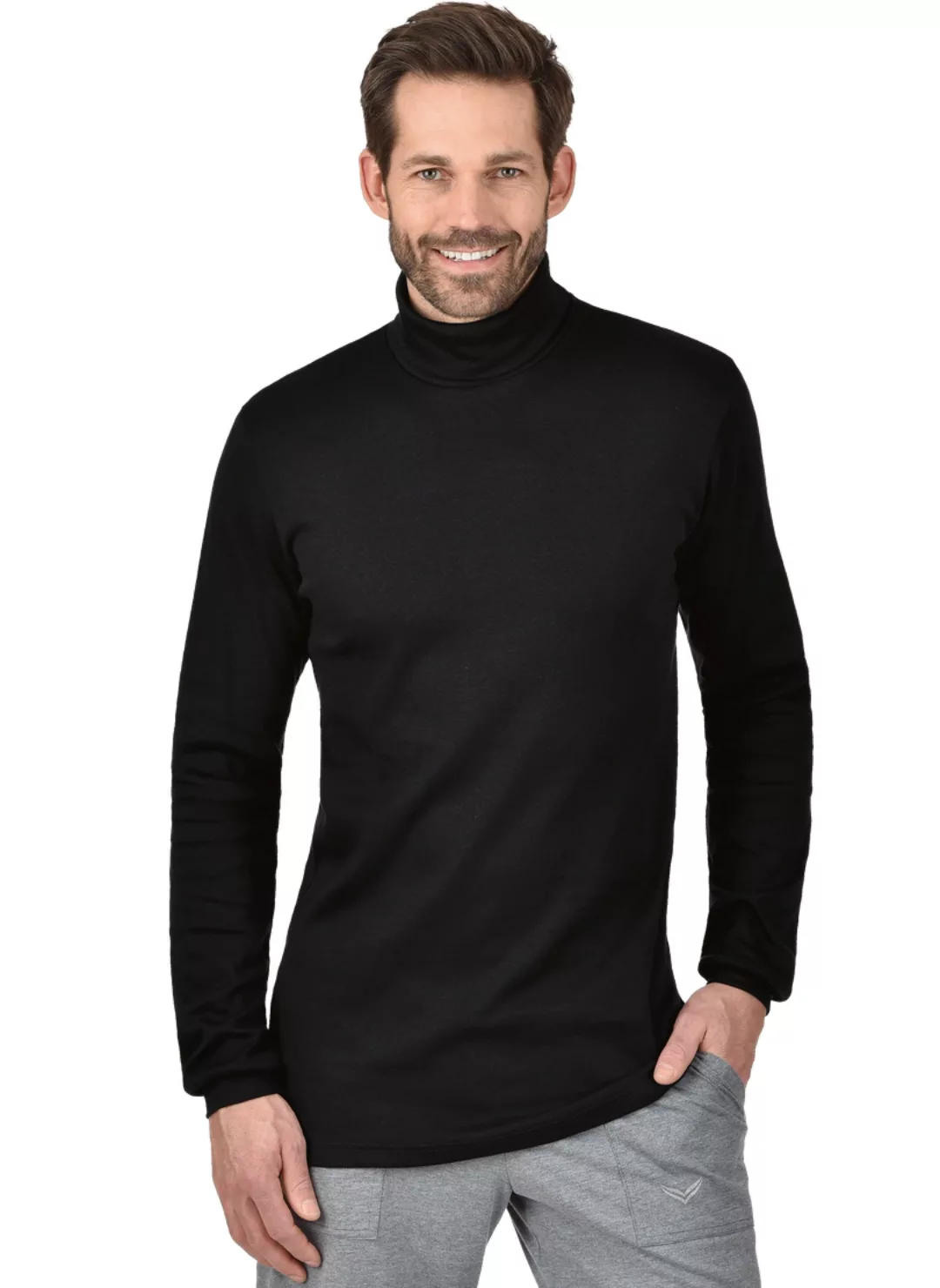 Trigema Rollkragenshirt "TRIGEMA Langarm Ski- und Sport-Rollkragenpullover" günstig online kaufen