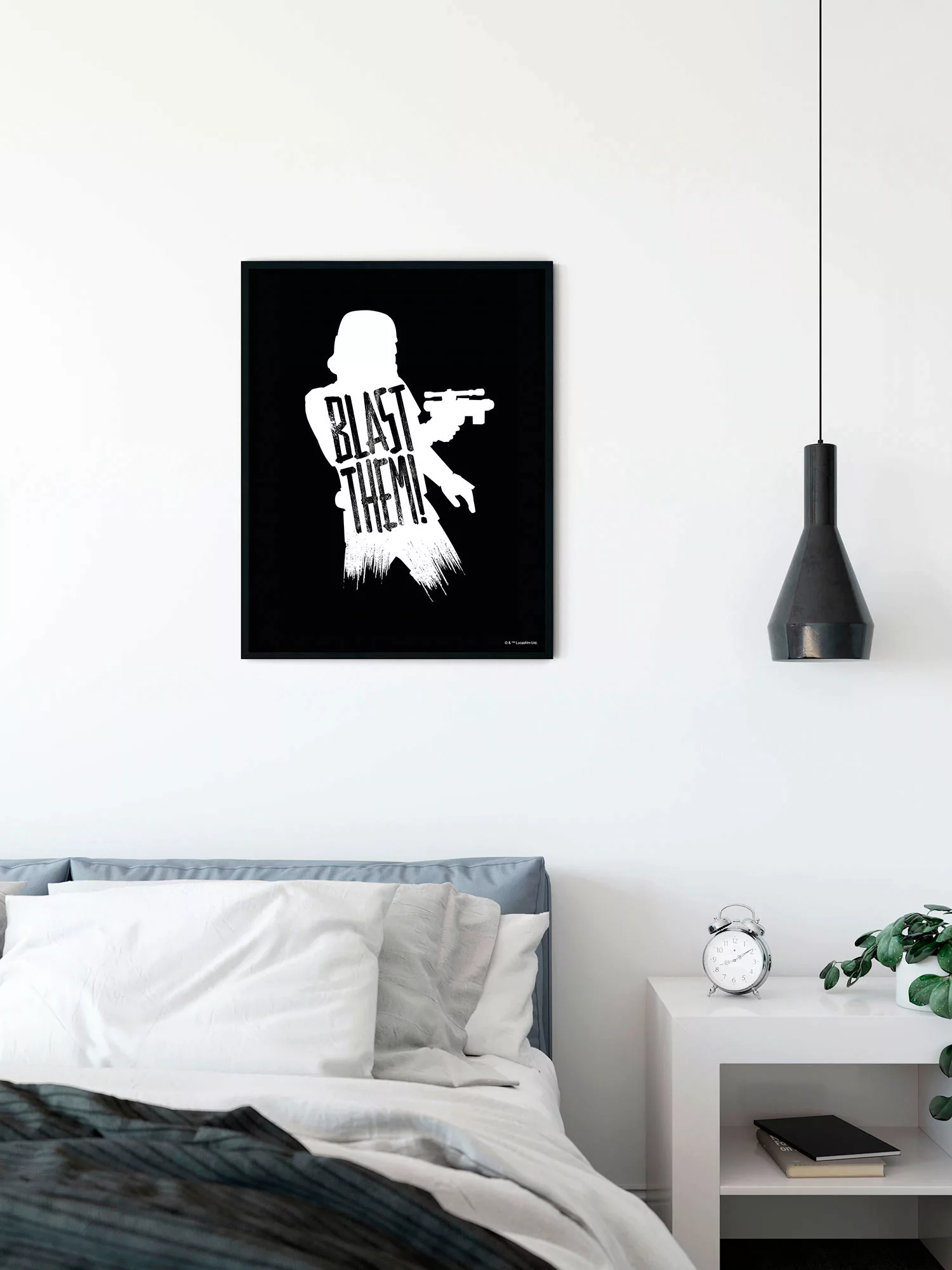 Komar Wandbild »Star Wars Silhouette Quotes Stormtrooper«, (1 St.), Kinderz günstig online kaufen