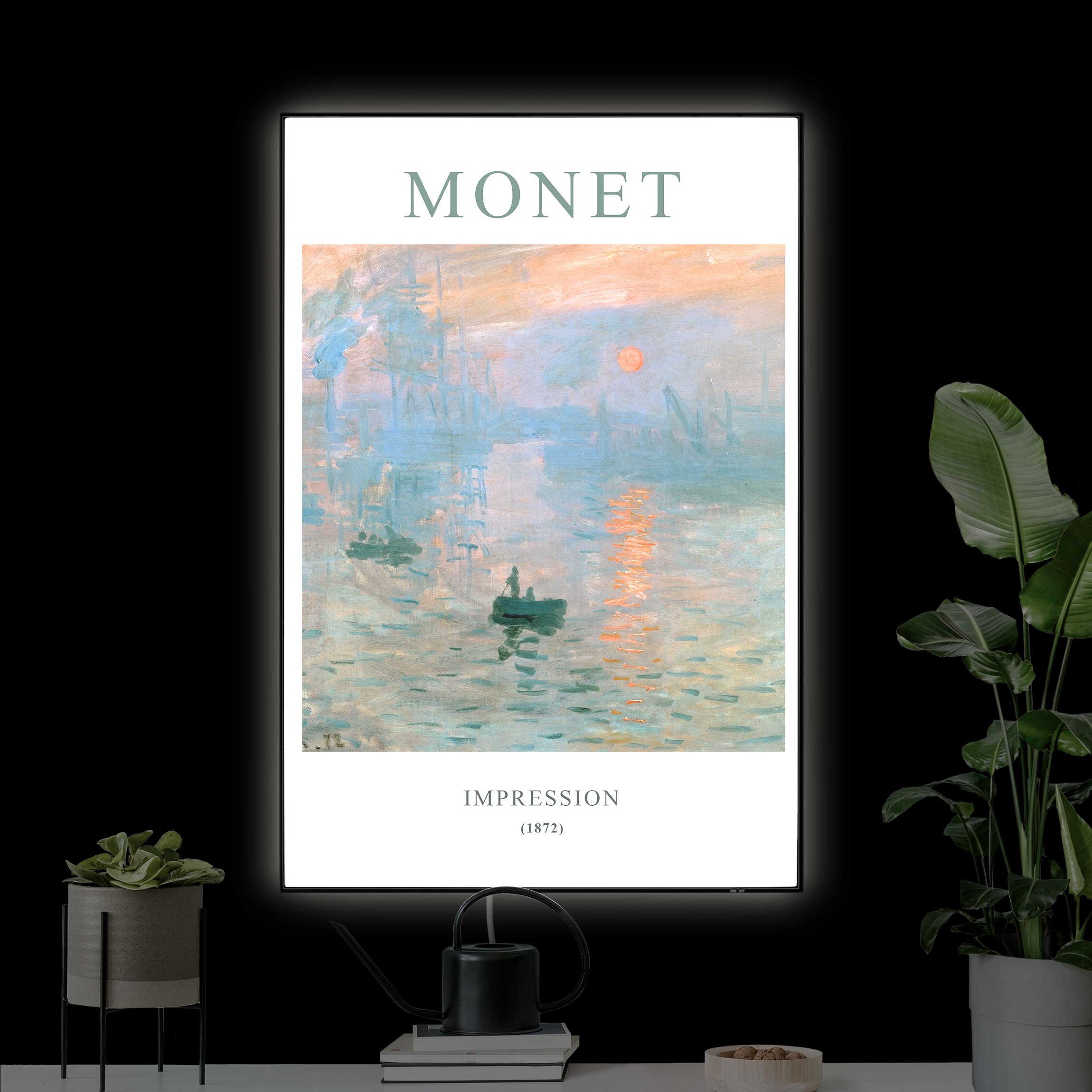 LED-Wechselbild Claude Monet - Impression - Museumsedition günstig online kaufen