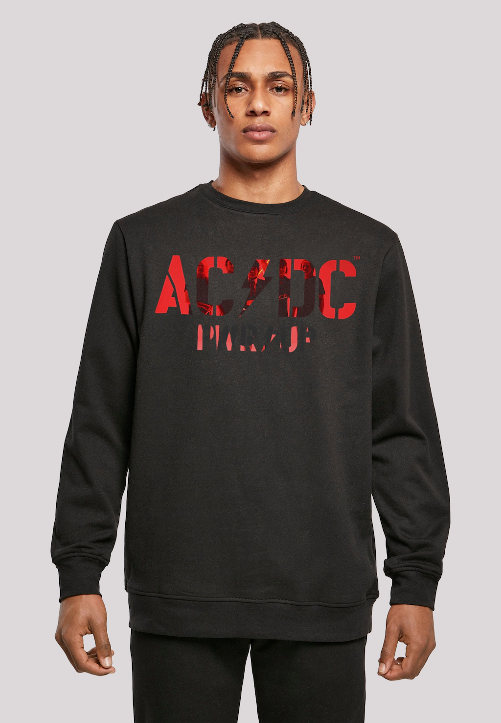 F4NT4STIC Sweatshirt "ACDC Rock Musik Band PWRUP Photo Logo", Print günstig online kaufen