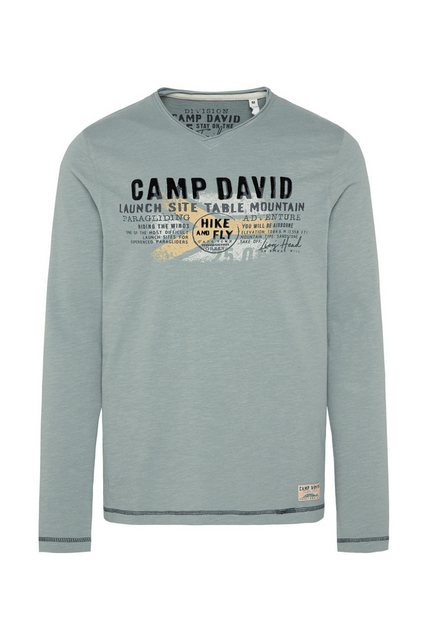 CAMP DAVID Langarmshirt, aus Baumwolle günstig online kaufen