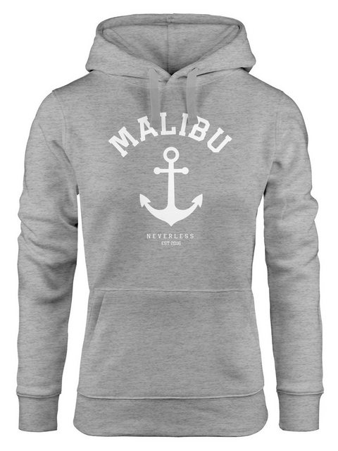 Neverless Hoodie Hoodie Damen Anker Malibu Anchor Kapuzen-Pullover Neverles günstig online kaufen