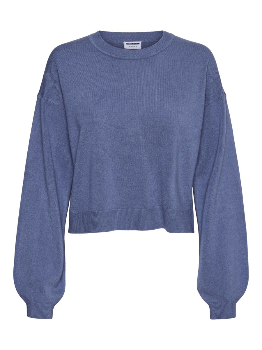 NOISY MAY Strick- Pullover Damen Blau günstig online kaufen