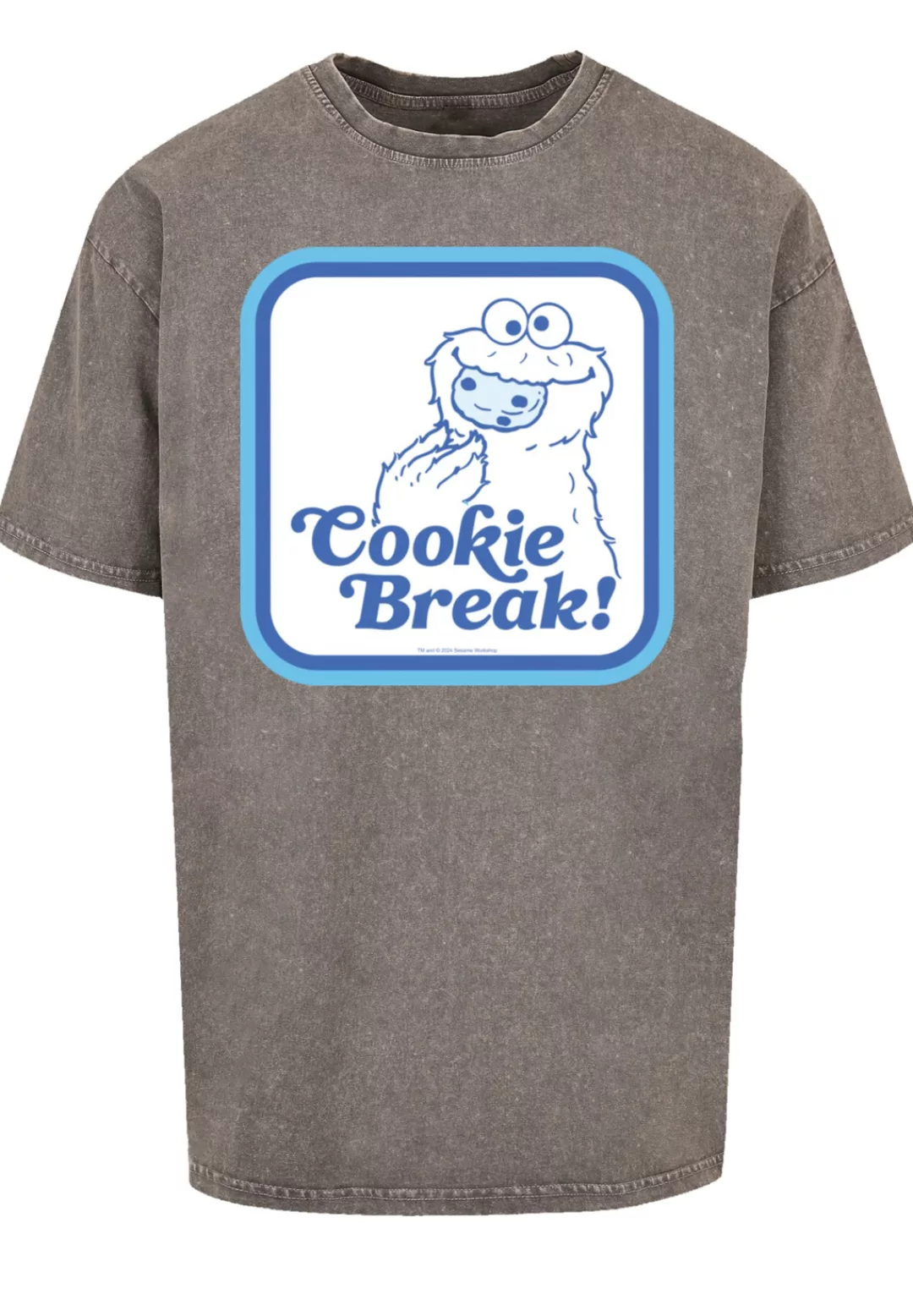 F4NT4STIC T-Shirt "Sesamstraße Cookie Bracke", Premium Qualität, Weihnachts günstig online kaufen