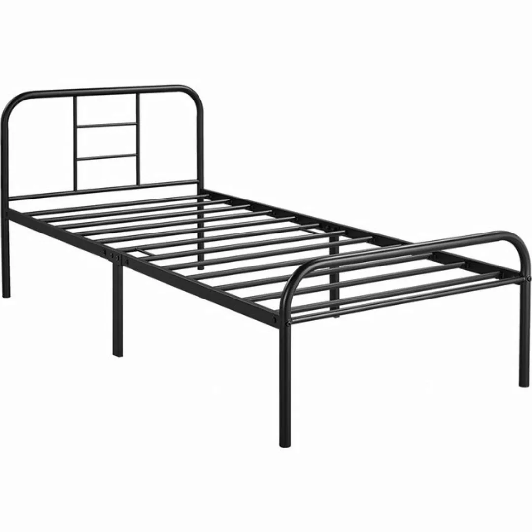 Yaheetech Bettgestell Metallbett Bettrahmen, Einzelbett/Doppelbett günstig online kaufen