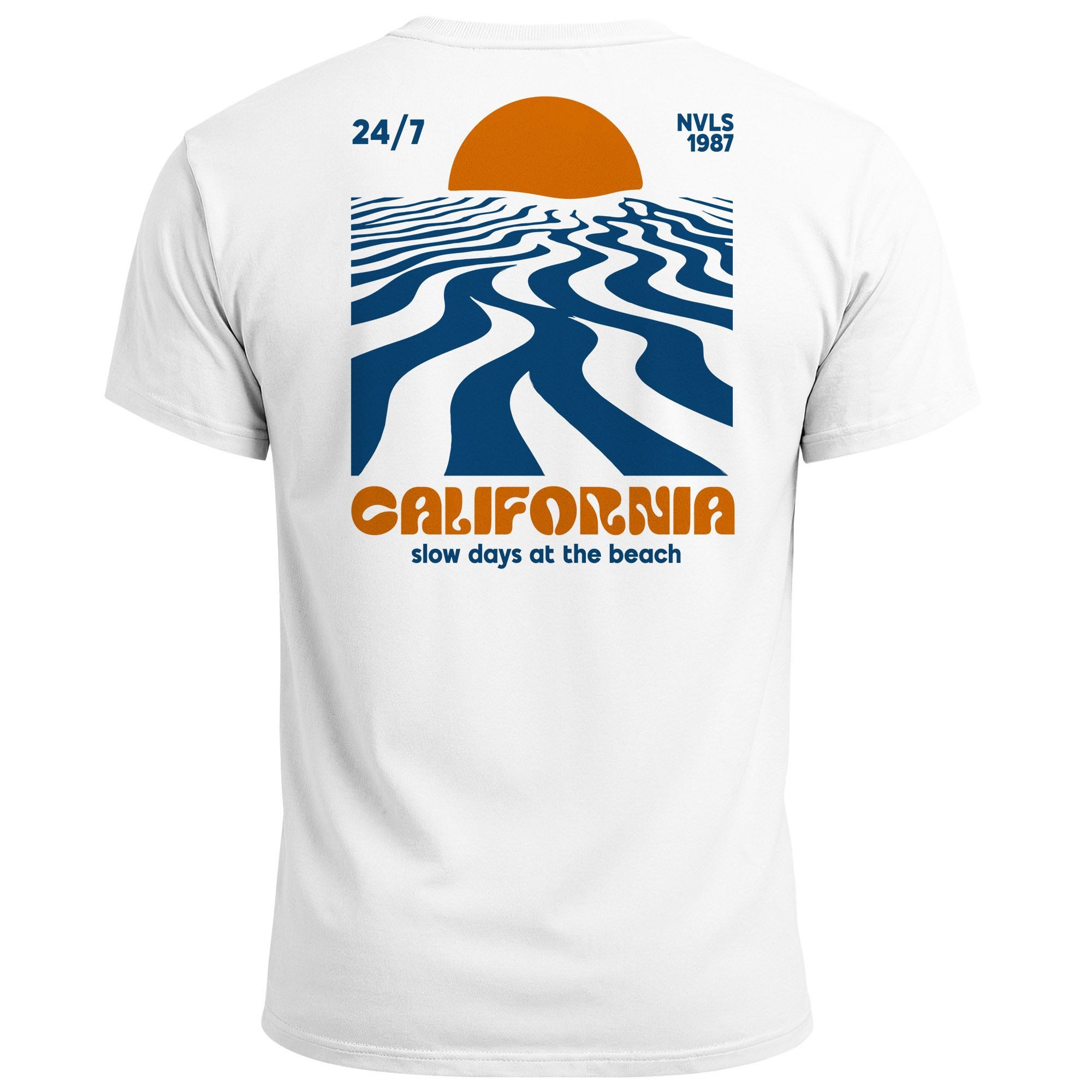 Neverless Print-Shirt Backprint TShirt Herren California günstig online kaufen