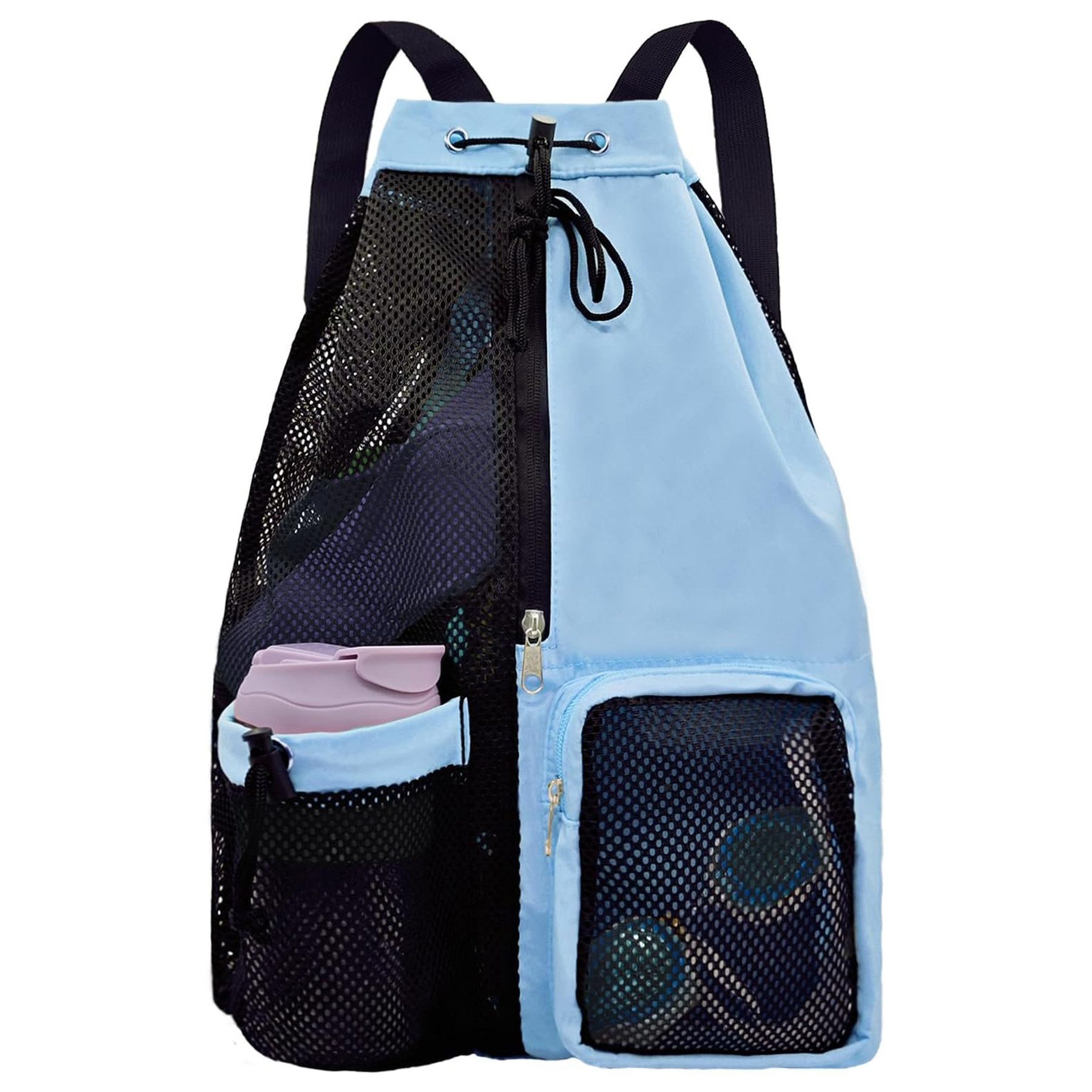 Mutig Strandtasche Mesh Schwimmrucksack mit Kordelzug günstig online kaufen