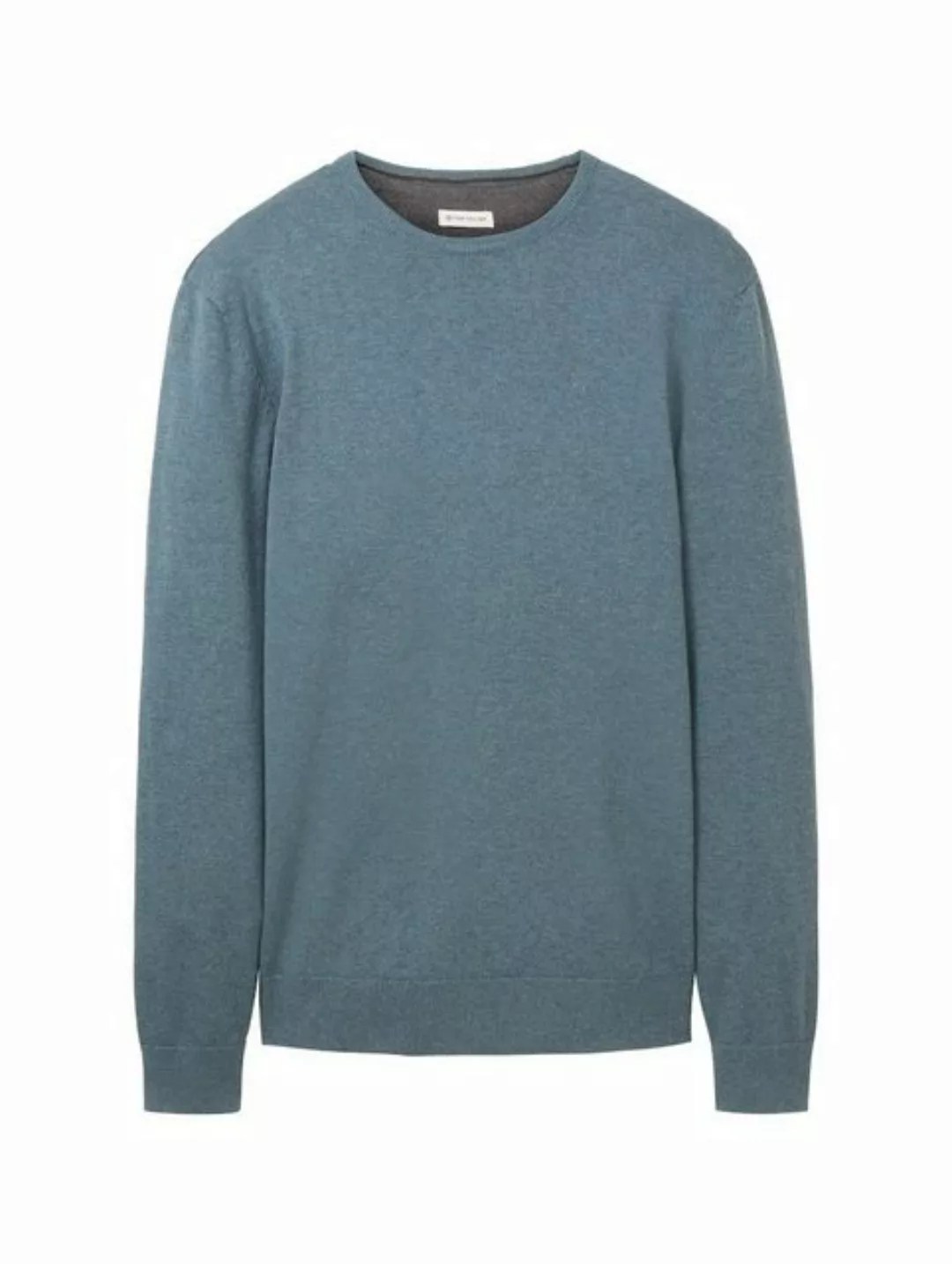 Tom Tailor Herren Rundhals Pullover Basic Crew Neck günstig online kaufen