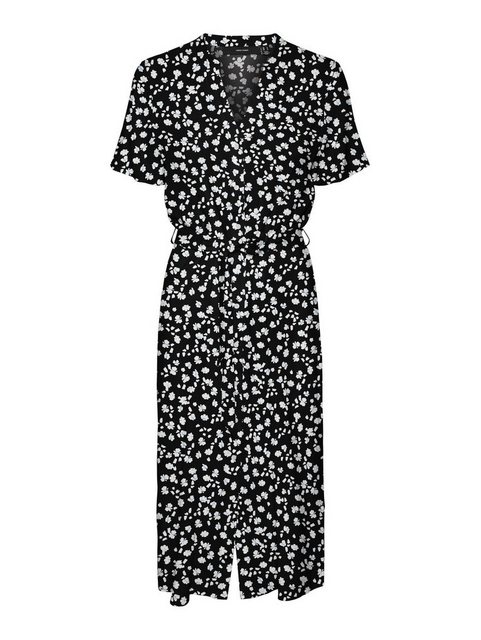 Vero Moda Shirtkleid Midi Blusen Kleid Kurzarm Tunika Dress VMVICA (lang) 5 günstig online kaufen