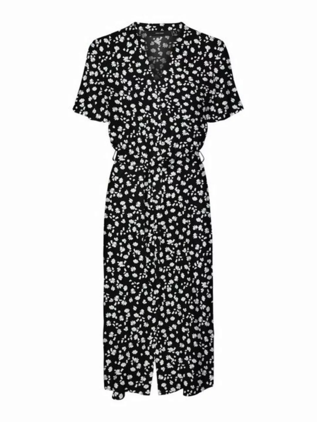 Vero Moda Shirtkleid Midi Blusen Kleid Kurzarm Tunika Dress VMVICA (lang) 5 günstig online kaufen