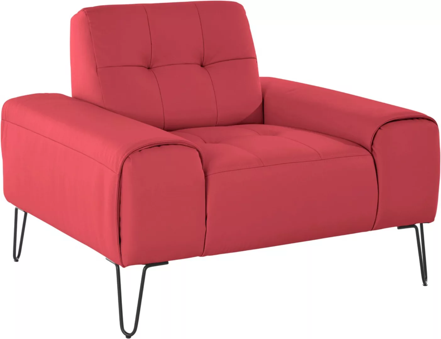 exxpo - sofa fashion Sessel "Taranto, Loungesessel mit Designfuß, elegant u günstig online kaufen