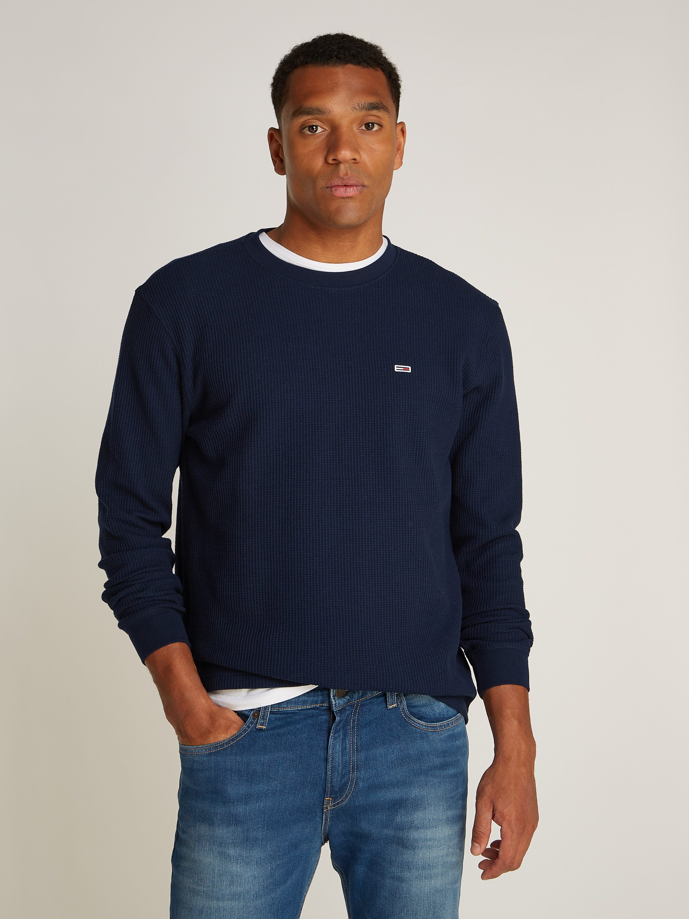 Tommy Jeans Longsleeve TJM REG WAFFLE günstig online kaufen