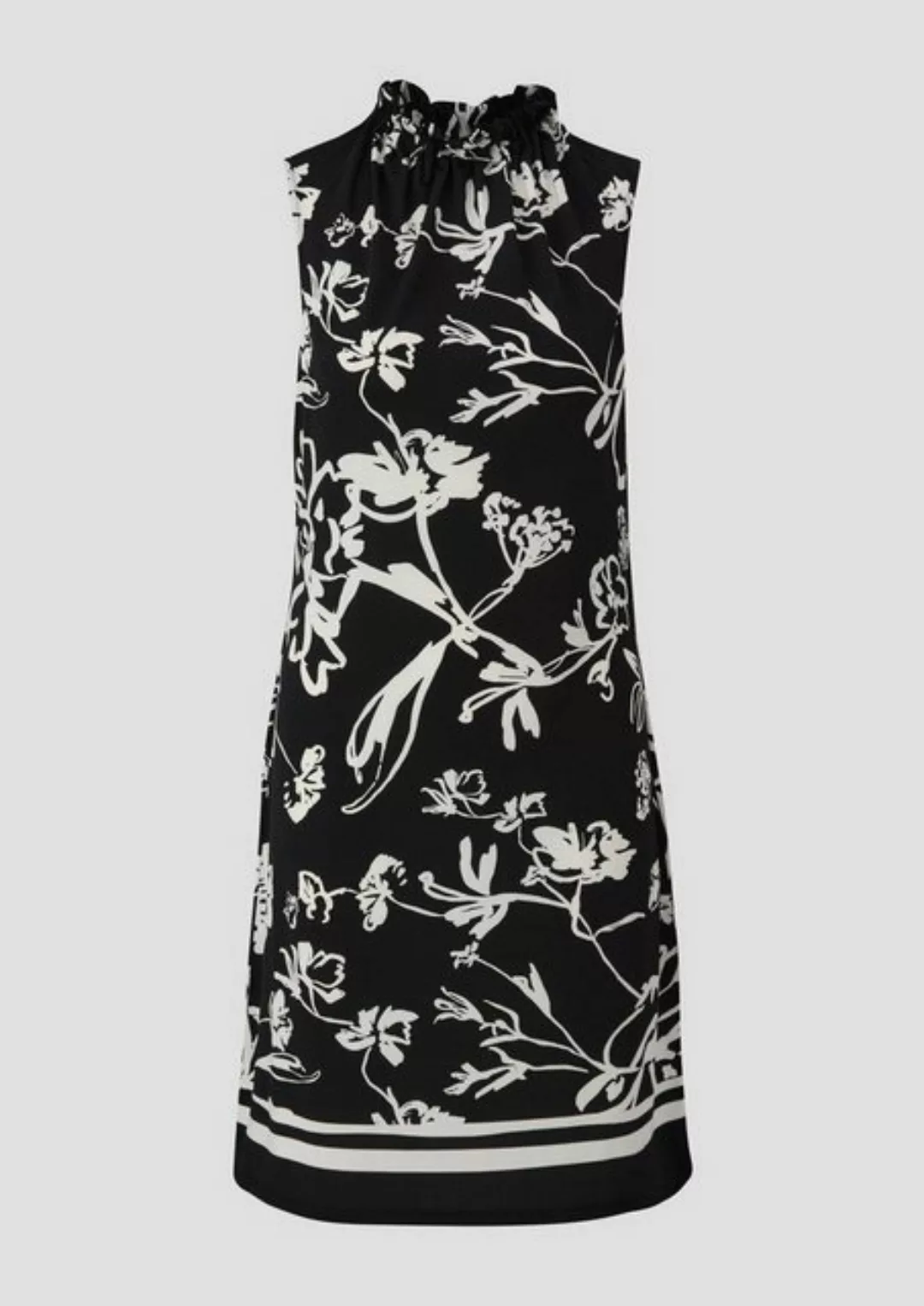 s.Oliver BLACK LABEL Sommerkleid Kleid, GREY/BLACK günstig online kaufen