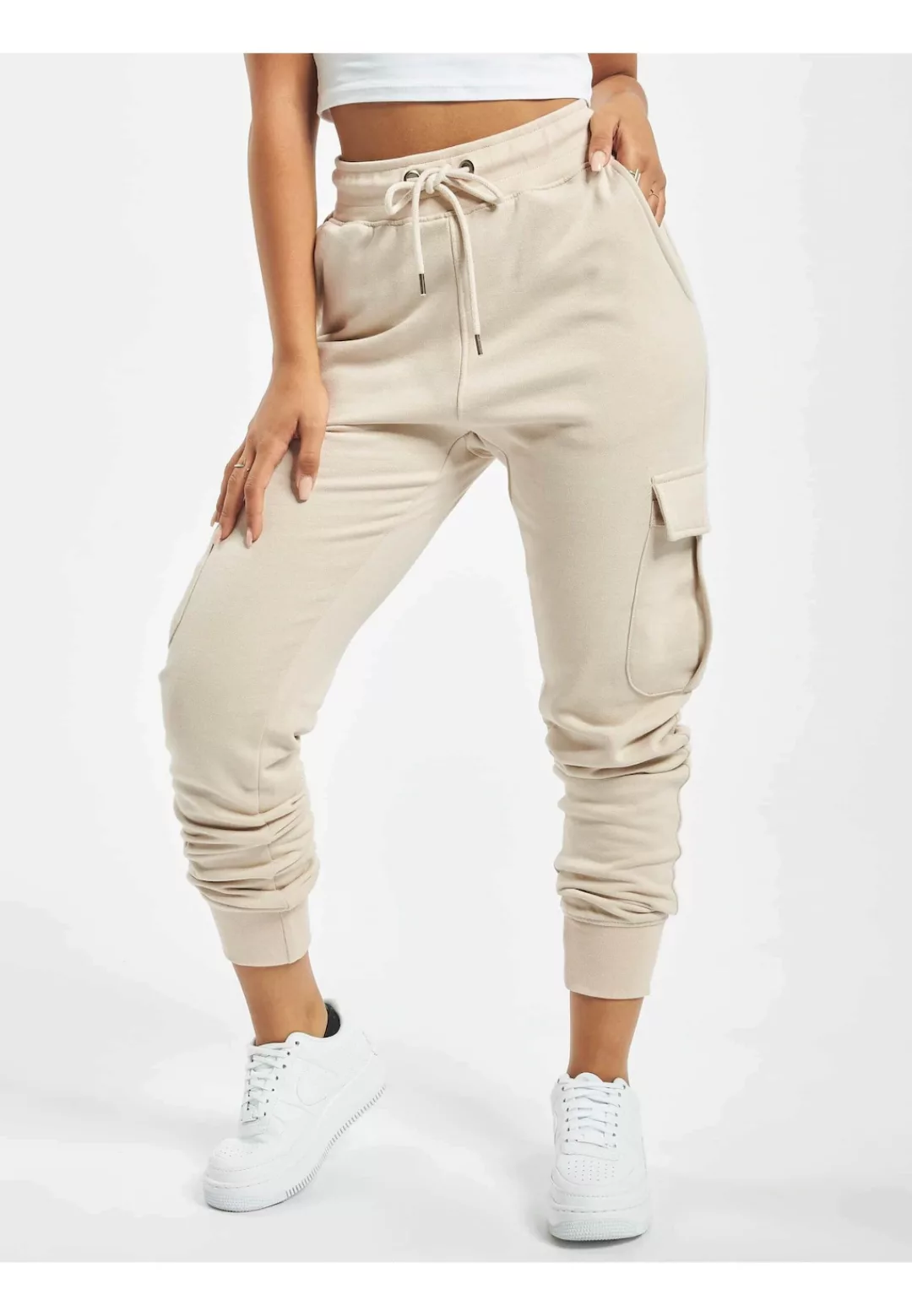 DEF Stoffhose "DEF Damen Sweatpants", (1 tlg.) günstig online kaufen