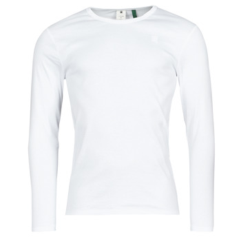 G-star Base Ribbed Neck Premium 1 By 1 Langarm-t-shirt 2XL White günstig online kaufen