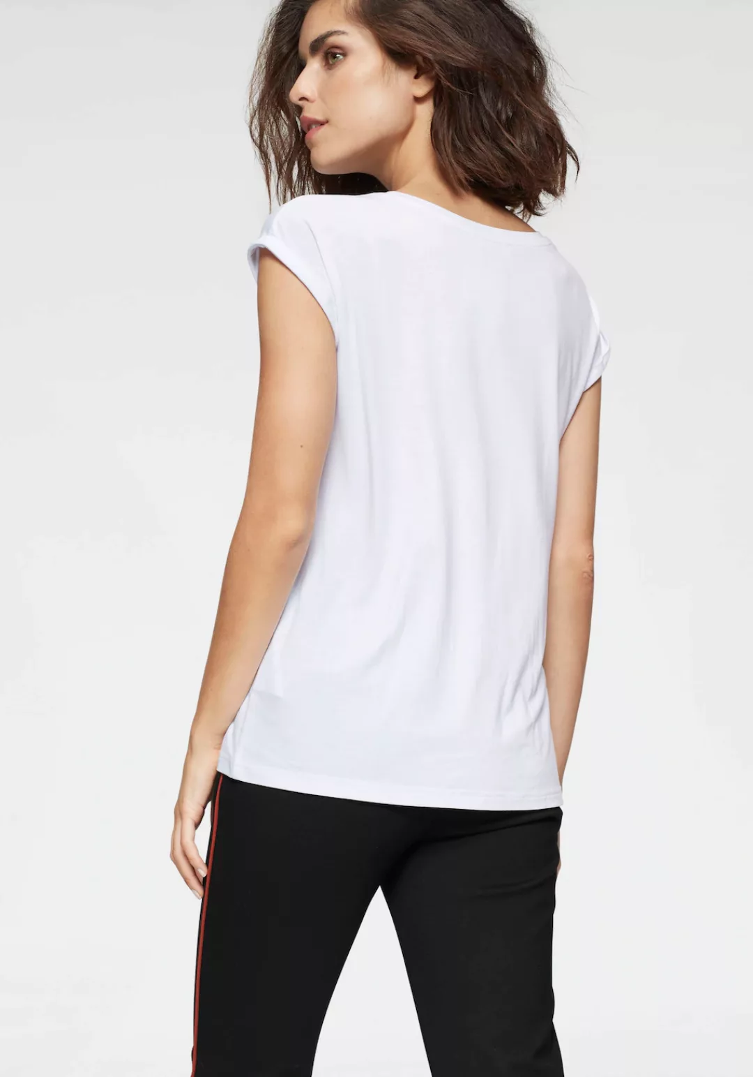 Tamaris T-Shirt mit Rundhalsausschnitt günstig online kaufen