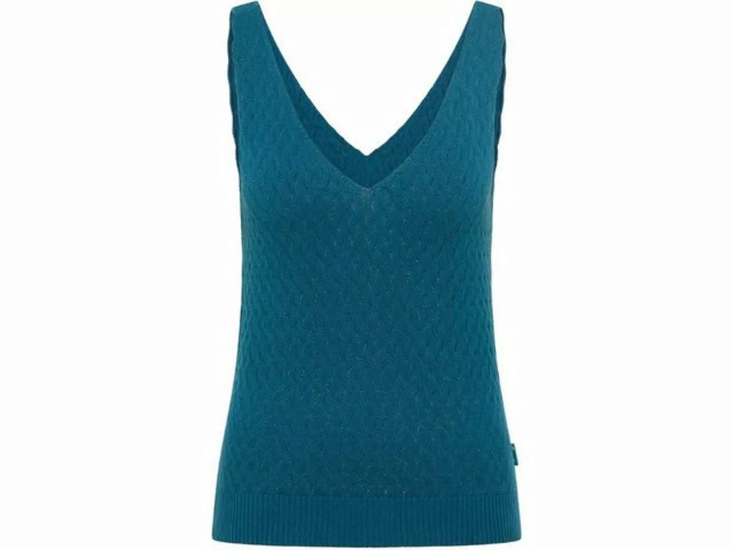 Tranquillo Tanktop tranquillo Bio-Damen-Strick-Top mit V-Ausschnitt günstig online kaufen