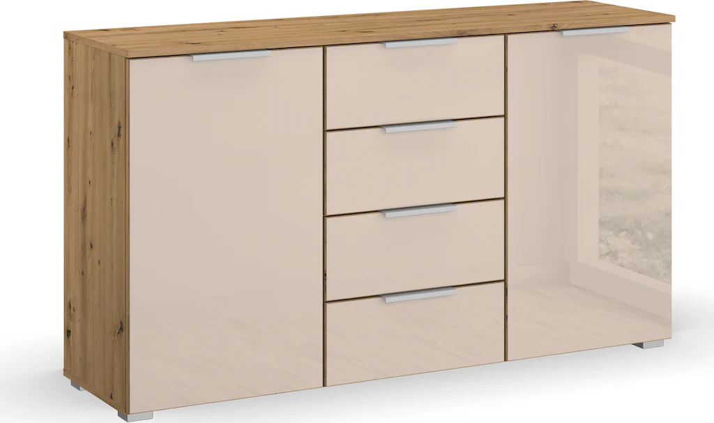 rauch Schubkastenkommode "Sideboard Kommode Kombikommode KOLUNA mit Glasfro günstig online kaufen