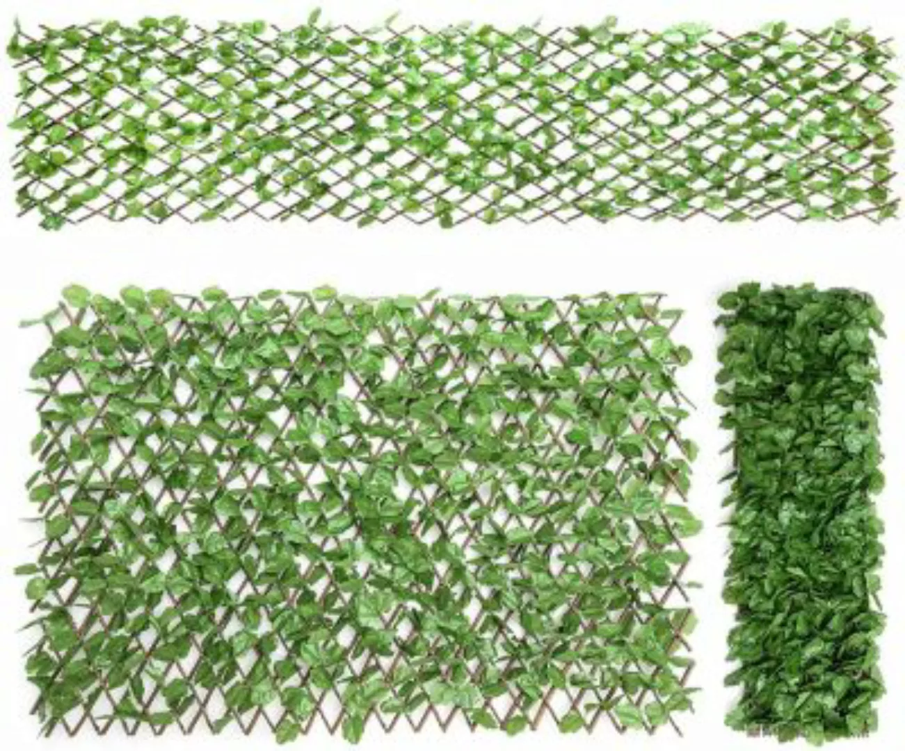 COSTWAY® Künstliche Hecken Pflanzenwand grün günstig online kaufen